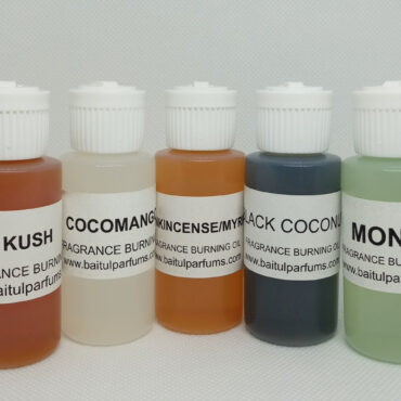 FRAGRANCE BURNING OILS IN SQUEEZABLE BOTTLE WITH FLIP-TOP